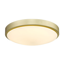Golden 9128-FM13 BCB-OP - Golden Lighting Gabi Integrated LED 12in Flush Mount in Brushed Champagne Brass